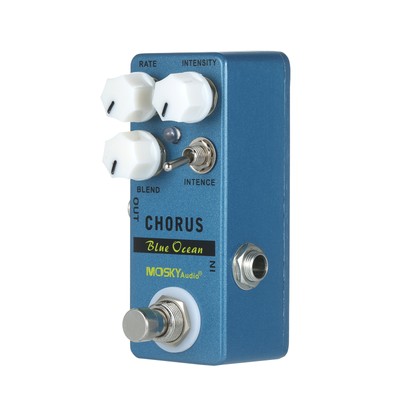 MOSKYaudio Blue Ocean Chorus Gitarreneffektpedal Chorus/True Bypass Rate + A7I5