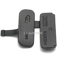 New AV OUT/ MIC/USB Rubber For Canon EOS 750D 760D Kiss X8i Rebel T6i T6S