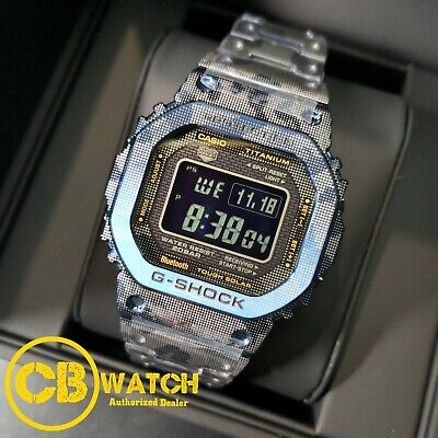 G-Shock Limited Edition Titanium Blue Camo Bluetooth Watch GShock  GMW-B5000TCF-2 | eBay
