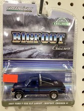 1:64 Greenlight Exclusive 1987 Ford F-250XL Lariat Bigfoot Cruiser #1