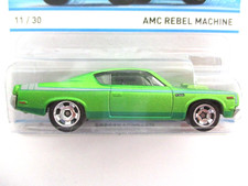 Hot Wheels - Cool Classics - 1970 Amc Rebel Machine - Spectrafrost Green Hot Wheels - Cool Classics - 1970 Amc Rebel Machine - Spectrafrost Green