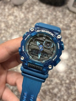 G-Shock GA900 49.5mm Blue Resin Case with Blue Resin Strap Men's Wristwatch