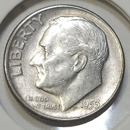 1953-S Roosevelt Dime - XF+ - 90% Silver **Mintage: 39,180,000**