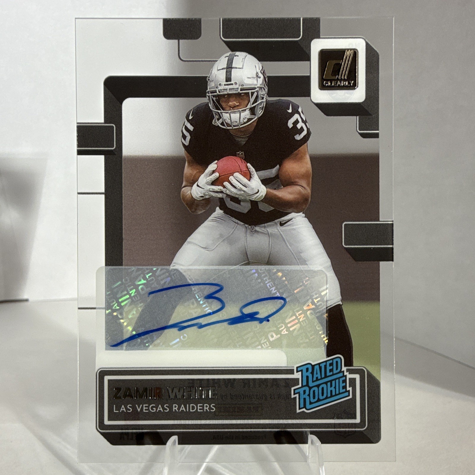 Zamir White Panini Clearly Donruss #84 Autograph