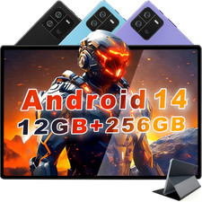 2025 WiFi Tablet Android 14 12GB 256GB 6000mAh 10 Inch Octa Core 5G WlFl OTG/BT