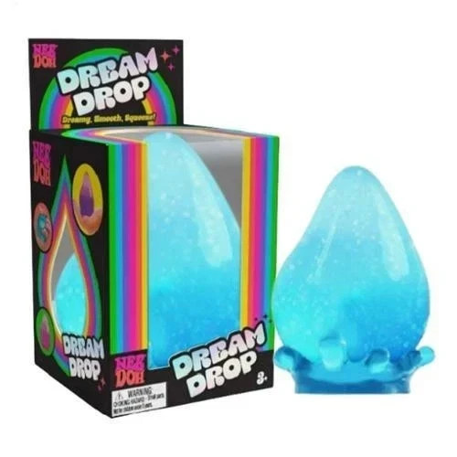 Dream Drop -Sensory Squeeze Toy w/ Dreamy Smooth Squeeze - 3  Needoh Dream Drop - Blue main image 0