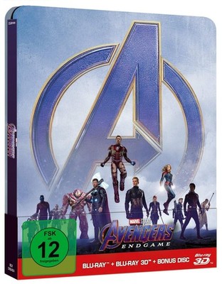 Blu-ray/ Avengers: Endgame 3D + 2D Version - Steelbook !! Topzustand !!