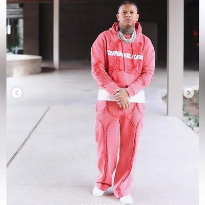 Sunwalker Sun Red Hoodie and Matching Sweatpants SET NWT 3XL