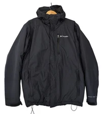Columbia Tipton Peak III Jacket Mens L Black Insulated Waterproof Outdoor Hiking