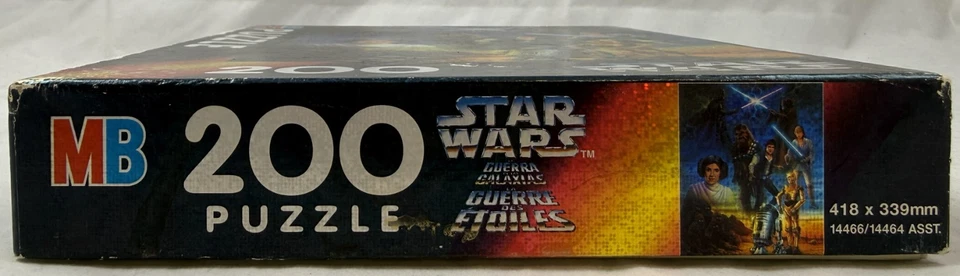 Star Wars MB Puzzle 1994 Glitzer Edition 200 Teile Rarität Retro Vintage 1990er - Bild 3 von 4