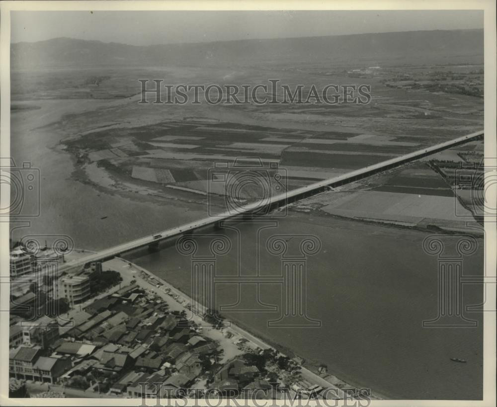 1959 Press Photo Bridge over river. - mjx56387