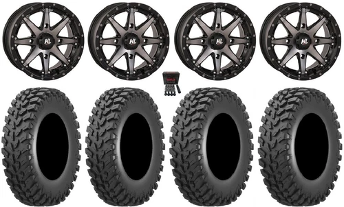 High Lifter HL10 14" Wheels Sm 29" Cross Trail Tires Can-Am Renegade Outlander