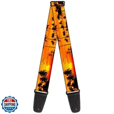 Buckle-Down Guitar Strap, Golden Sunset, 2 Inches Wide