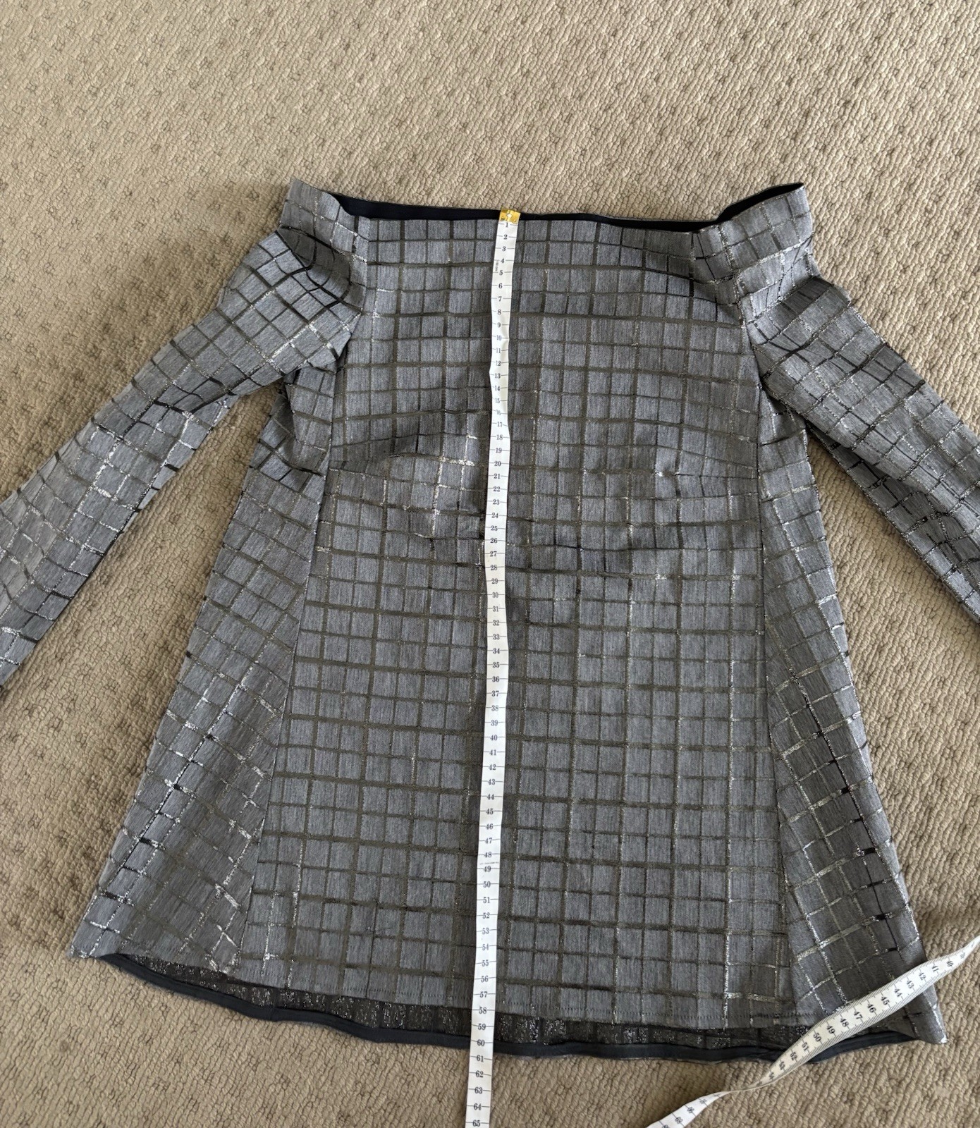 Scanlan Theodore Structured Grey Checkered Grid S… - image 5