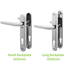 uPVC Door Handle 92PZ Sprung Double Glazing Pair Set Patio PVC