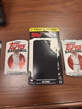 Topps 2008 Baseball Cards  Series 1  Two Packs of 10 cards. 1 pack seal broken.