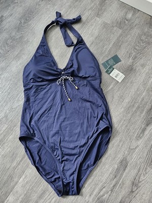 Badeanzug Ralph Lauren Blau Gr. 42 Neu