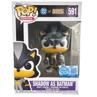 Funko Pop: SHADOW as BATMAN #591 DC x Sonic the Hedgehog Target Exclusive