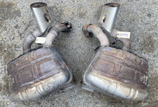 2002 Porsche C4 996.2 Exhaust Muffler W Tips 99611105401 99611105301 2002 Porsche C4 996.2 Exhaust Muffler W Tips 99611105401 99611105301