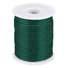 3mm x 49feet Nylon String for Bracelets Braided Nylon Cord, Dark Green