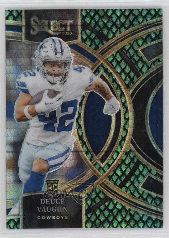 2023 Panini Select Premier Level Dragon Scale Prizm /70 Deuce Vaughn #128 1p13