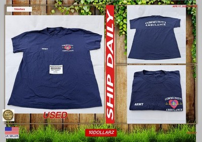Official Community Ambulance EMT Medic Employee Work T-Shirt Small