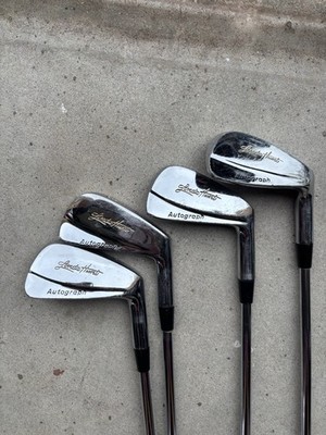 LINDA HUNT AUTOGRAPH NORTHWESTERN IRONS. VINTAGE. ORIGINAL. 3 5 7 9.