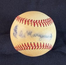 Rube Marquard signed ONL Feeney baseball