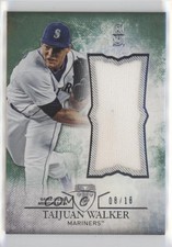 2015 Triple Threads Unity Single Jumbo Relics Emerald 8/18 Taijuan Walker 0zc5