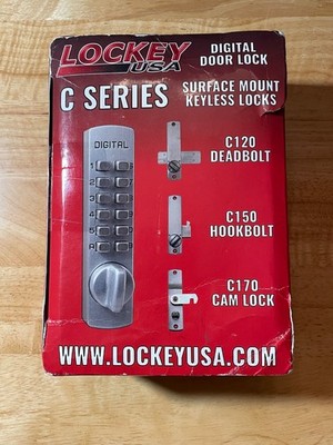 Lockey USA C Series Digital Surface Mount Keyless Door Lock New Open Box