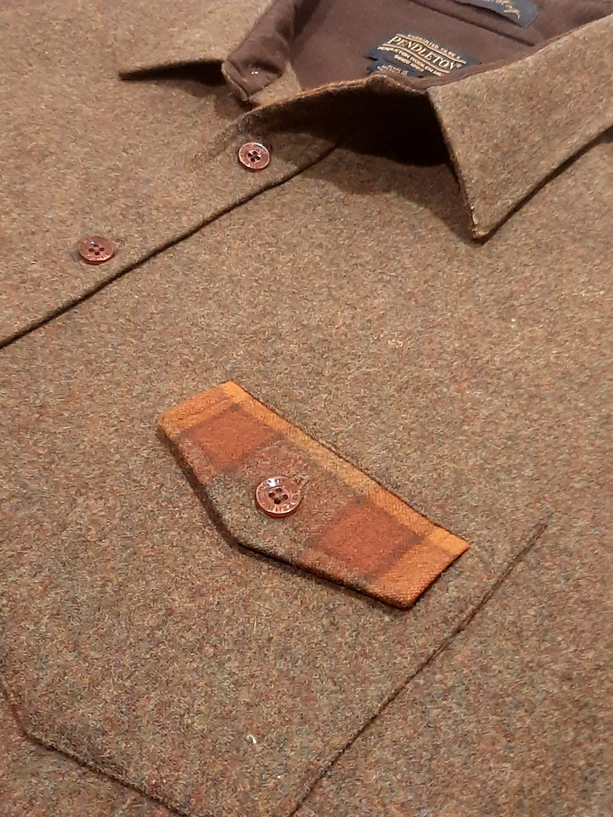 Pendleton Wool Button Down Board Shirt Thomas Kay… - image 3