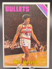 1975-76 Topps Basketball #115 Wes Unseld (Bullets) HOF