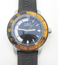 NEW Invicta Specialty Orange Black Rubber 34014 Men's Quartz 45mm Wrist Watch