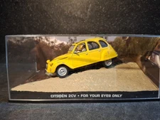James Bond 007 Citroen 2CV 1:43 Scale Eaglemoss Car Collection