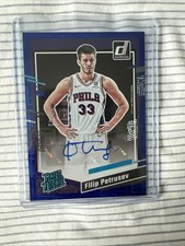 2023 Donruss Filip Petrusev Rated Rookie Signature Blue Choice Auto /49