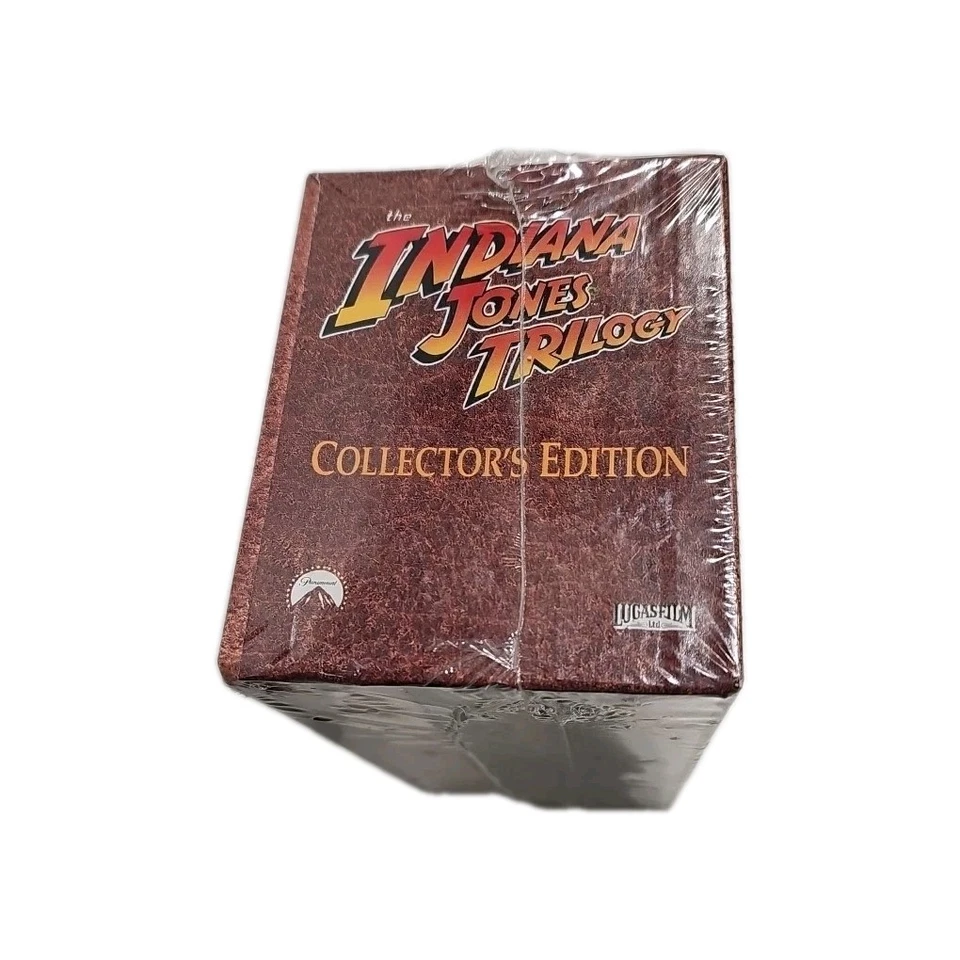 Vintage Factory Indiana Jones Trilogy Set VHS 1999 Harrison Ford NEW! SEALED! - Image 4 of 4