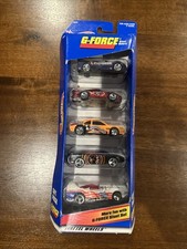 Paquete de regalo de 5 autos Hot Wheels G-Force Mattel Wheels vintage 1997