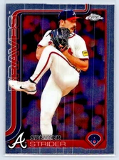 2025 Topps Chrome Baseball - Spencer Strider - Atlanta Braves - #46