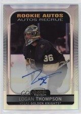 2021-22 O-Pee-Chee Platinum Rookie Auto Rainbow Logan Thompson #R-LT Auto 4gd
