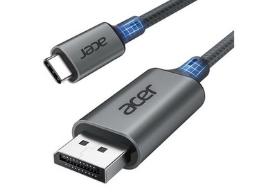 Acer 6.6 feet USB C to DisplayPort cable (4K @60 HZ 2K to 165 Hz), type C