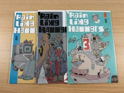 Rain Like Hammers #1 #2 #3 Image Comics 2021 Brandon Graham Sci-Fi Bag Board