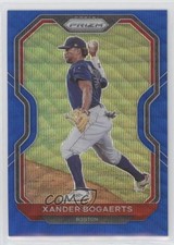 2021 Panini Prizm Tier III Blue Wave Prizm 12/60 Xander Bogaerts #215 5y3