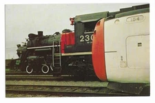 Postcard Turbo-Train, No 6218 Northern, And Flying Scotsman Locomotives