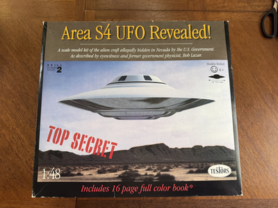 Testors Model Kits - Area 51, S4 UFO, from Roswell UFO Museum, NM