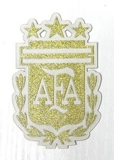 ARGENTINA FOOTBALL ASS'N ULTRA SLIM EMBROIDERED IRON-ON SOCCER/FOOTBALL PATCH
