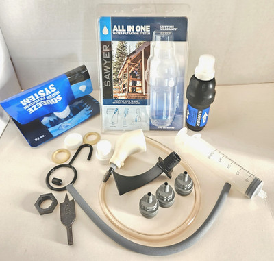 Sawyer SP181 ALL IN ONE Squeeze Walter Filtration System - OPEN BOX Lot#2