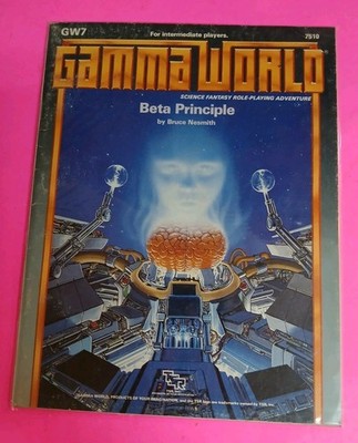 GW7: Beta Principle Gamma World TSR RPG Science Fiction Shink Wrapped B&B Shippe