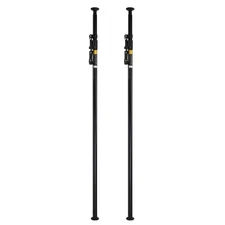 Flashpoint Deluxe Telepole Support System, Black, Pair
