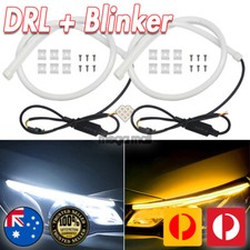 2x 30cm LED Strip Light DRL Blinker sequential Thin Daytime Running Car Headligh