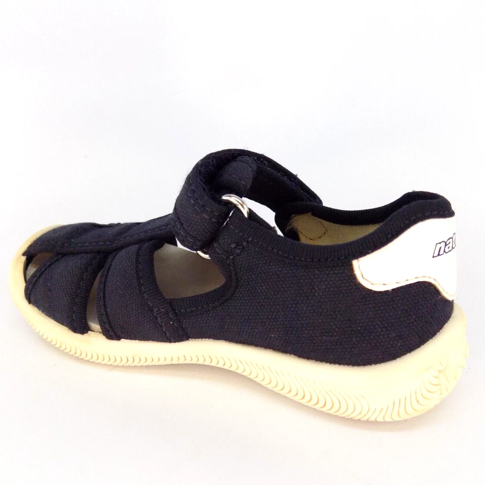 Sandalias informales Naturino para niña pequeña azul marino talla 6,5 M Foto 4 de 4